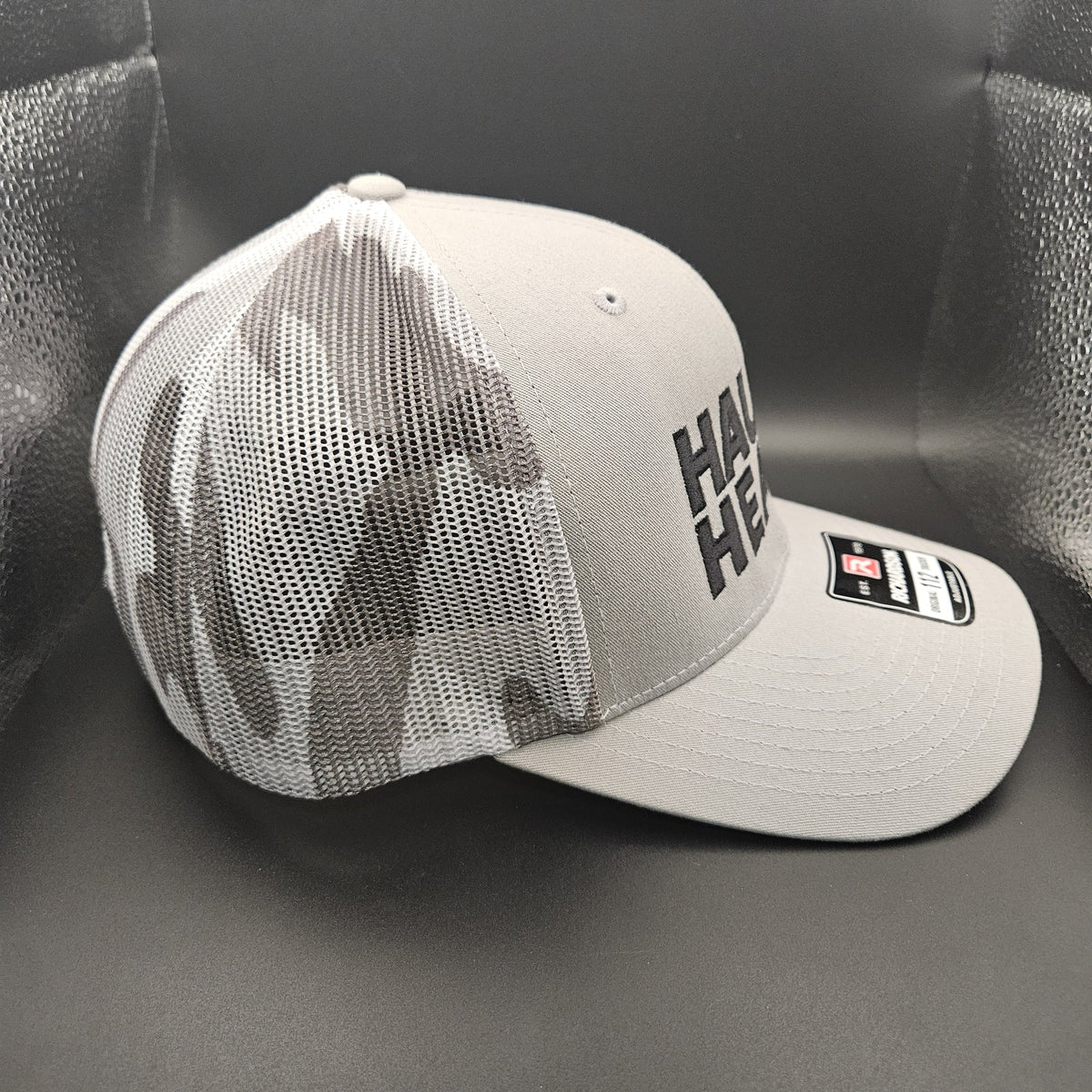 Haul'N Heavy Gray Camo Hat