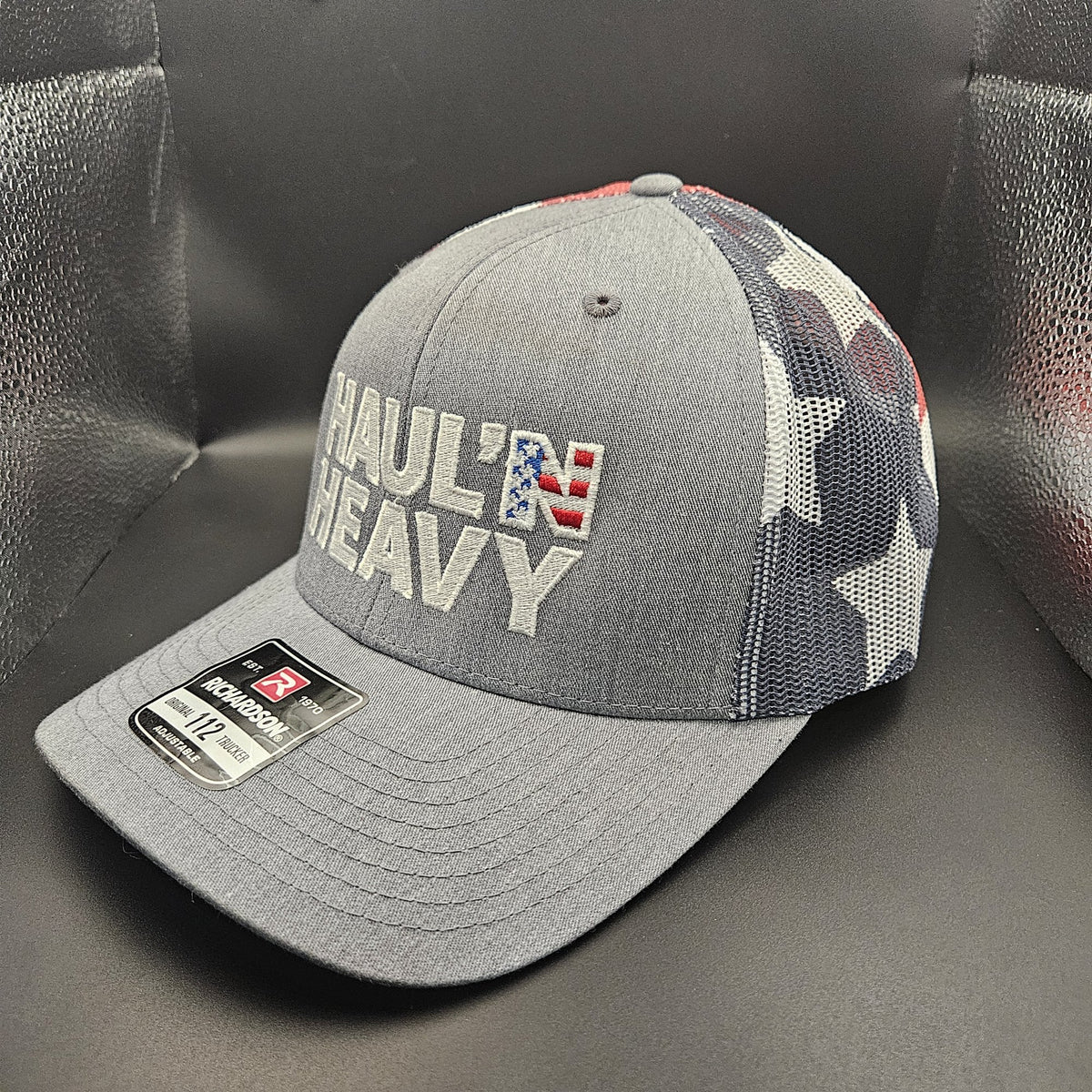 Haul'N Heavy Red White and Blue Hat