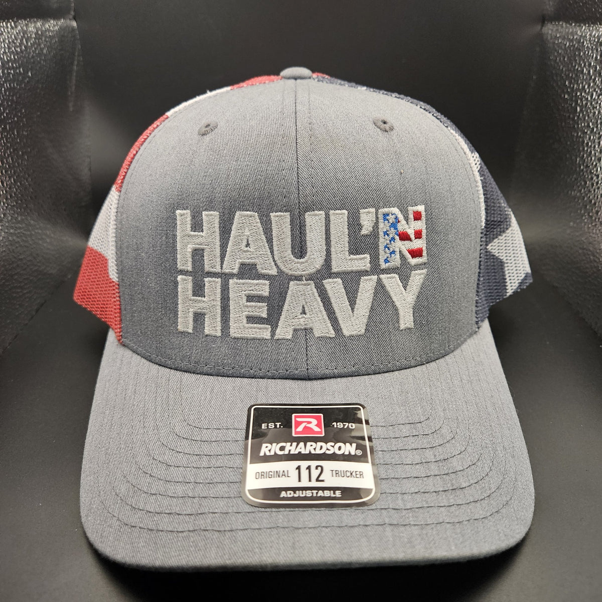 Haul'N Heavy Red White and Blue Hat